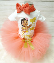Load image into Gallery viewer, Baby Moana Tutu Set