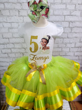 Load image into Gallery viewer, Princess Tiana  Ribbon Trim Tutu