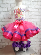 Load image into Gallery viewer, Pink Baby Shark Ribbon Trim Set