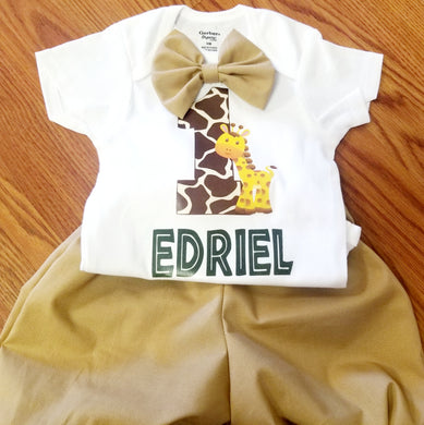 Safari Boy Birthday Set