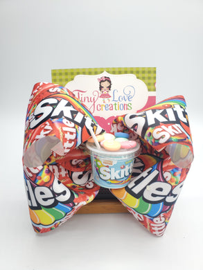 Skittles Hair Bow