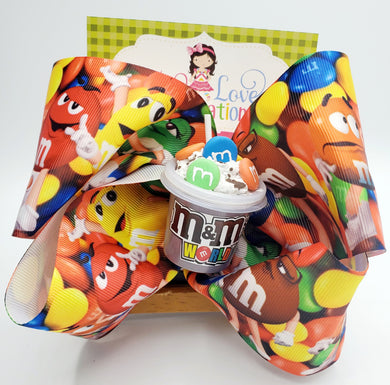 M & M Overload Hair Bow