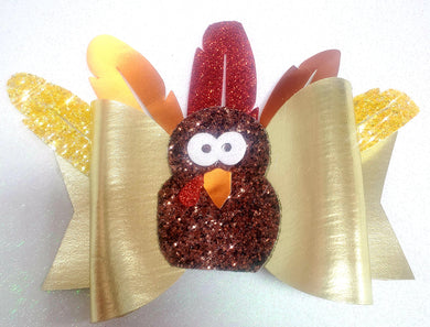 Turkey Hair Bow