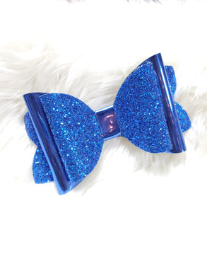 Royal Sparkle Vinyl Hair Bow