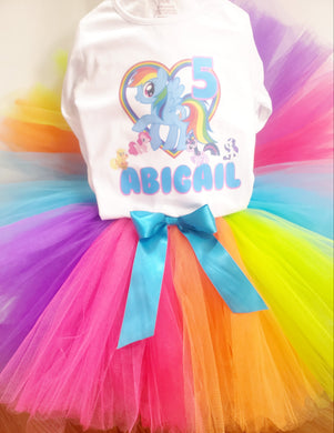 Rainbow Dash Tutu Set