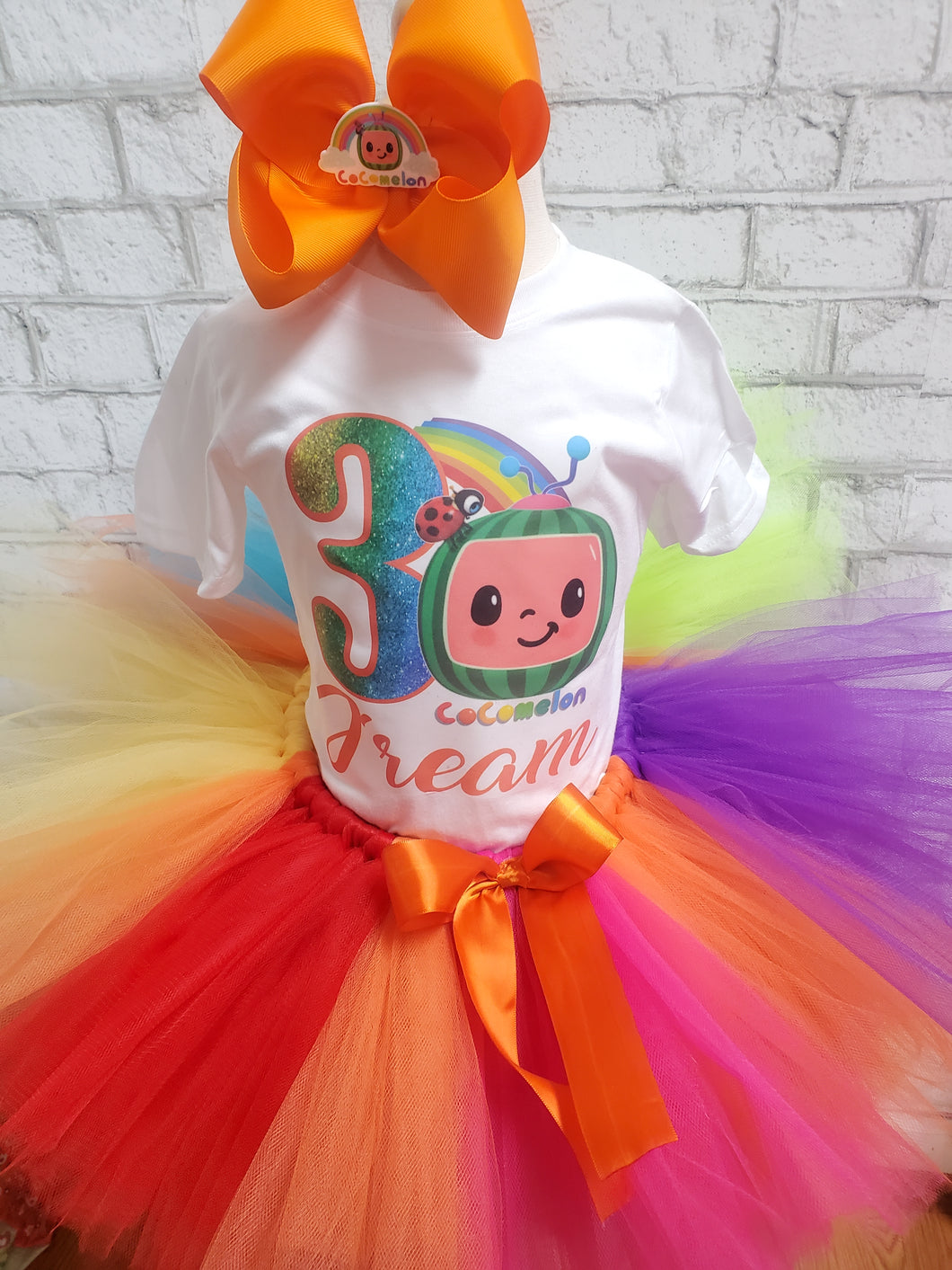 Cocomelon Rainbow Tutu Set – Tiny Love Creations