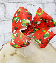 Load image into Gallery viewer, Poinsetta boutique bow
