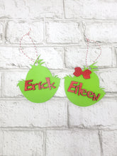 Load image into Gallery viewer, Grinch Silhouette Ornament