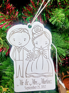 Wedding Couple Ornament