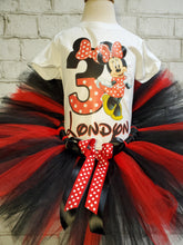 Load image into Gallery viewer, Black and Red Minnie Tutu Set