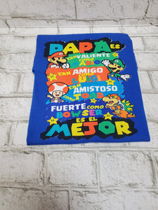 Super Mario Dad T Shirt