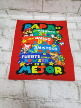 Load image into Gallery viewer, Super Mario Dad T Shirt