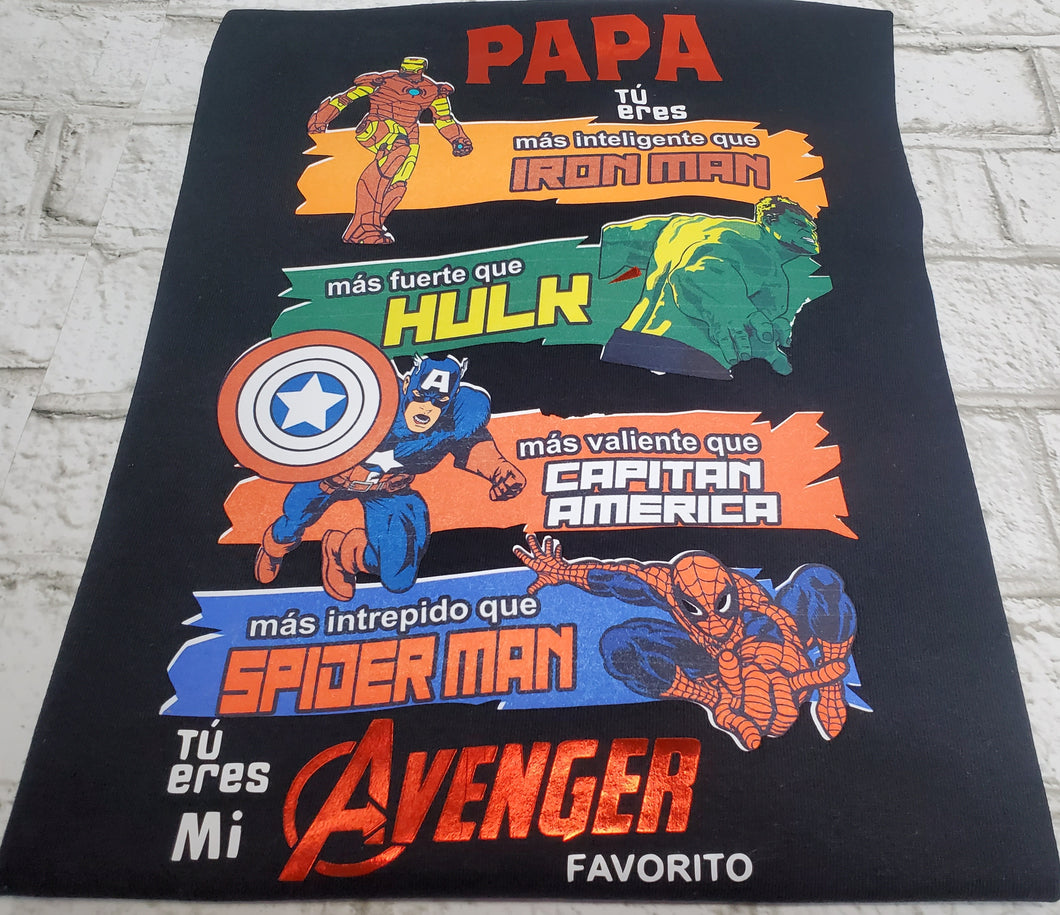 Avengers Dad T Shirt