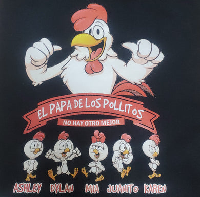 El Papa De Los Pollitos T Shirt