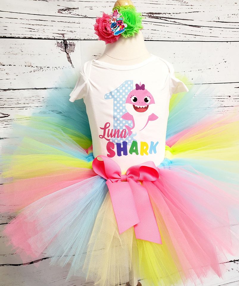 Baby Shark Tutu Set – Tiny Love Creations - Main Image