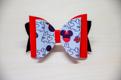 Mickey Vinyl Hair Bow