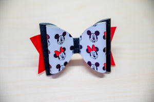 Mickey and Minnie Hair bow