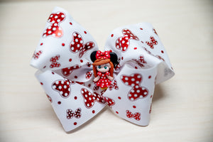 Red Minnie Bow