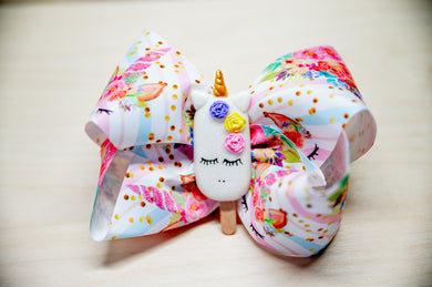 Unicorn Pop Bow